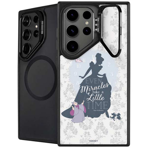 Disney Cinderella Miracles Take Time Silhouette Galaxy S25 Ultra Kickstand Case